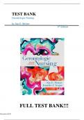 Test Bank For Gerontologic Nursing 6th Edition by Sue E. Meiner, Jennifer J. Yeager||ISBN NO:10,0323498116||ISBN NO:13,978-0323498111||All Chapters||Complete Guide A+