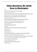 Video Questions&colon; Mr&period; Smith  Goes to Washington exam questions and answers