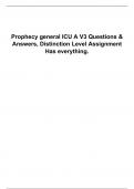 PROPHECY GENERAL ICU RN V3 EXAM 2023-2024