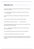 ESS 301 5&period;10 exam 2024 with 100&percnt; complete answers