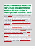 ATI RN COMPREHENSIVE PREDICTOR 2024 FORM A EXAM QUESTIONS AND CORRECT ANSWERS VERIFIED BY EXPERTS&vert;ALREADY GRADED A&plus; PASS&excl;&excl;