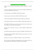 CPSS ophthalmology Exam with verified answers