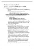 Summary Final exam Requirements Engineering