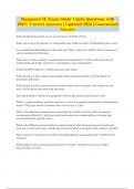 Starguard 5E Exam Study Guide Questions with 100&percnt; Correct Answers &vert; Updated 2024 &vert; Guaranteed Success