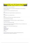 Adventis FMC Level 1 MC Practice Exam Questions with 100&percnt; correct Answers &vert; A&plus; Grade