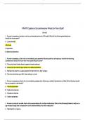 RN ATI Capstone Comprehensive Predictor Form B&period;pd