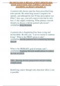 RN ONCOLOGY A RELIAS A LATEST  2024 UPDATE EXAM QUESTIONS AND CORRECT DETAILED ANSWERS &vert;ALREADY GRADED A&plus;