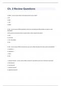 Ch&period; 2 Review Questions and answers graded A&plus; 2023&sol;2024