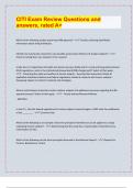 CITI Exam Review Questions and  answers&comma; rated A&plus;&sol;LATEST UPDATES FOR 2024&sol; 2025 EXAMS PREDICTIONS