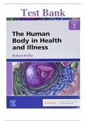 Test Bank For The Human Body in Health and Illness 7th Edition By Barbara Herlihy ISBN&colon;9780323711258&vert; Complete Guide A&plus;