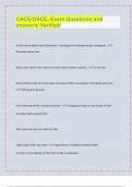 CSCE Exam Review Questions and  answers&comma; rated A&plus;&sol;LATEST UPDATES FOR 2024&sol; 2025 EXAMS PREDICTIONS&sol;
