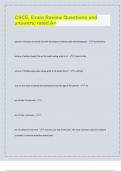 CSCE REMEMBERED QUESTIONS&sol;  Answered&sol;&sol;LATEST UPDATES FOR 2024&sol; 2025 EXAMS PREDICTIONS&sol;