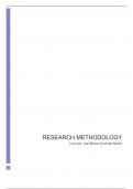 Research Methodology for International Students: Summary