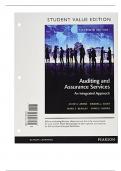Test Bank For Auditing, and Assurance Services An Integrated Approach 16th Edition By Arens Elder Beasley