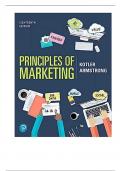 Test Bank For Principles of Marketing, 18th Edition By Philip Kotler, Gary Armstrong