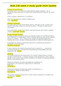 BUSI 230 week 2 study guide 2024 Update