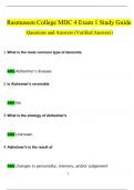 NUR 2755 &sol; NUR2755&colon; Multidimensional Care IV &sol; MDC 4 Exam 1 Study Guide Questions and Answers &lpar;2024 &sol; 2025&rpar; &lpar;Verified Answers&rpar;