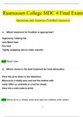 NUR 2755 &sol; NUR2755&colon; Multidimensional Care IV &sol; MDC 4 Final Exam Questions and Answers &lpar;2024 &sol; 2025&rpar; &lpar;Verified Answers&rpar;