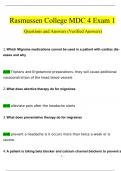 NUR 2755 &sol; NUR2755&colon; Multidimensional Care IV &sol; MDC 4 Exam 1 Questions and Answers &lpar;2024 &sol; 2025&rpar; &lpar;Verified Answers&rpar;