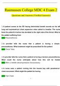 NUR 2755 &sol; NUR2755&colon; Multidimensional Care IV &sol; MDC 4 Exam 2 Questions and Answers &lpar;2024 &sol; 2025&rpar; &lpar;Verified Answers&rpar;