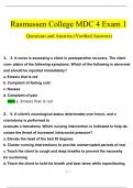NUR 2755 &sol; NUR2755&colon; Multidimensional Care IV &sol; MDC 4 Exam 1 Questions and Answers &lpar;2024 &sol; 2025&rpar; &lpar;Verified Answers&rpar;