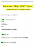 NUR 2502 &sol; NUR2502&colon; Multidimensional Care III &sol; MDC 3 Exam 1 Questions and Answers &lpar;2024 &sol; 2025&rpar; &lpar;Verified Answers&rpar;