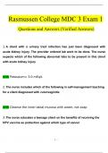 NUR 2502 &sol; NUR2502&colon; Multidimensional Care III &sol; MDC 3 Exam 1 Questions and Answers &lpar;2024 &sol; 2025&rpar; &lpar;Verified Answers&rpar;