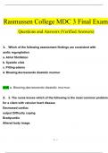 NUR 2502 &sol; NUR2502&colon; Multidimensional Care III &sol; MDC 3 Final Exam Questions and Answers &lpar;2024 &sol; 2025&rpar; &lpar;Verified Answers&rpar;