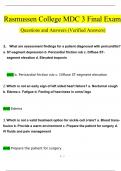NUR 2502 &sol; NUR2502&colon; Multidimensional Care III &sol; MDC 3 Final Exam Questions and Answers &lpar;2024 &sol; 2025&rpar; &lpar;Verified Answers&rpar;