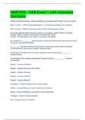 GMETRIX - ESB Exam 1 with Complete Solutions