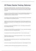 Club Pilates Bundled Exams 2024 with complete solution
