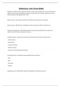 Biodiveristy- Unit 2 Exam Qs&As