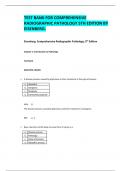 TEST BANK FOR COMPREHENSIVE RADIOGRAPHIC PATHOLOGY 5TH EDITION BY EISENBERG&period;