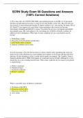 SCRN Study Exam 69 Questions and Answers &vert; Download To Scor e An A