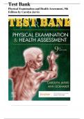 Physical Examination and Health Assessment&comma; 9th Edition Jarvis Test Bank