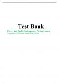 Test Bank For Contemporary Nursing Issues, Trends, & Management 8th Edition by Barbara Cherry, Susan R. Jacob , Cover All Chapter