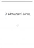 AQA AS BUSINESS Paper 1 ANA 2 Business 1 AND 2 QUESTION PAPER AND MARK SCHEME MAY 2023