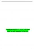 AHIP MODULE 1&comma;2&comma;3&comma;4 and 5 Test-with 100&percnt; verified solutions-2023-2024