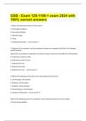  GSB - Exam 1Z0-1106-1 exam 2024 with 100% correct answers