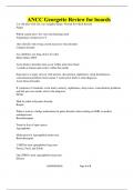 ANCC Georgette Review for boards Questions & Answers&colon; Guaranteed A&plus; Guide Latest Update