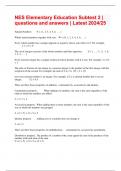 NES Elementary Education Subtest &vert; Bundle