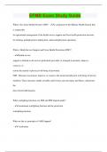 EFMB Exam Study Guide Questions with 100&percnt; Correct Answers &vert; Latest Update 2024 &vert; Verified