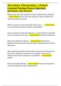 McCuistion&colon; Pharmacology&colon; A Patient-Centered Nursing Process Approach Questions And Answers