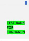 TEST BANK FOR FUNDAMENTALS OF NURSING 2ND EDITION BARBARA L YOOST LYNNE R CRAWFORD  2024