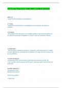 FIT Exam Prep IAAI -with 100&percnt; verified solutions