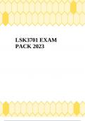 LSK3701 EXAM PACK 2023