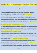 ATI RN VATI Comprehensive Predictor 2019 Form B Exam &vert; Questions with 100&percnt; Correct Answers &vert; Verified &vert; Updated 2024