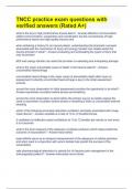 NCC practice exam questions with verified answers &lpar;Rated A&plus;&rpar;&period;