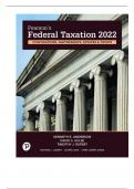 Solution Manual for Pearson’s Federal Taxation, 2022 Corporations, Partnerships, Estates, & Trusts, 35th Edition By Timothy Rupert, Kenneth Anderson, David S Hulse
