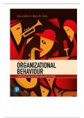 Solution Manual for Organizational Behaviour Understanding and Managing Life at Work, 12th Edition By (Pearson Canada) Gary Johns, Alan Saks